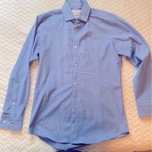 Mizzen & Main Leeward Dress Shirt Sz Small Trim